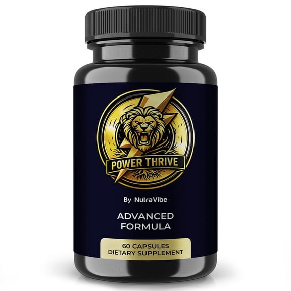 Power Thrive Original PowerThrive Capsules with a Natural Daily Blend for Energy & Wellness | Clean, Gentle, Easy-to-Swallow Pills (60 Capsules)