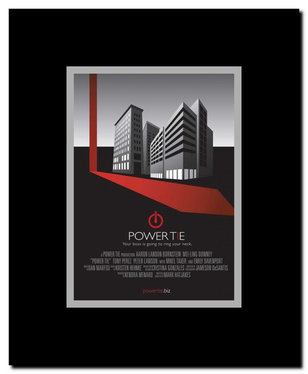 Power Tie Framed Movie Poster
