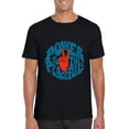thumbnail image 1 of Power To The Peaceful Retro Vintage 70s 4th Of July T-Shirt, for men & women, up to size 5XL, 1 of 3