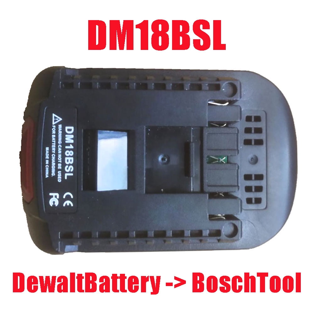 Adapter for De*walt Mil*wau.kee 18V Battery Converter use For Bos*ch BAT609 battery 18V Power Tool