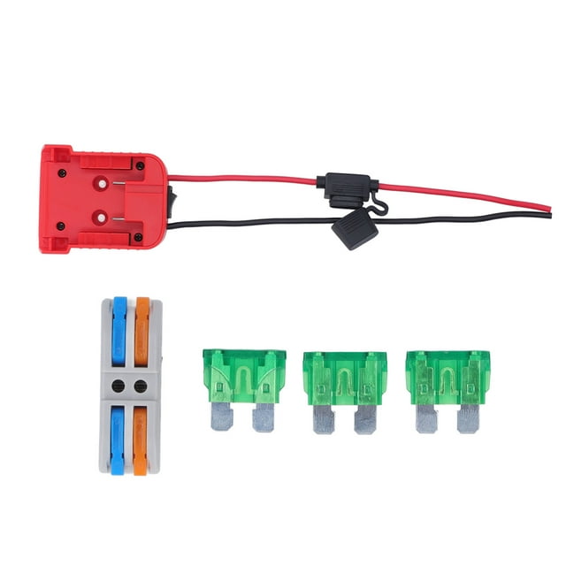 Power Tool Battery Adapter with Fuses 12AWG Wire Switch Module Battery