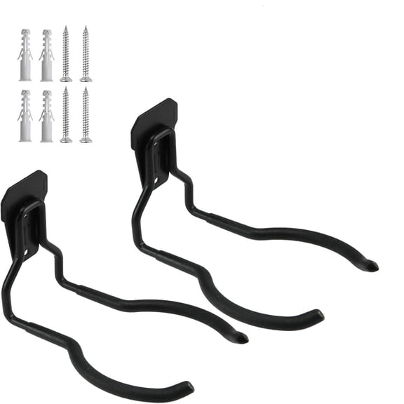 Power Tool Hanger, Weedeater Rack, Garage Wall Hooks, String Trimmer Hanger, Utility Hooks for Garage Tool Organizers and Storage (2 Pack)