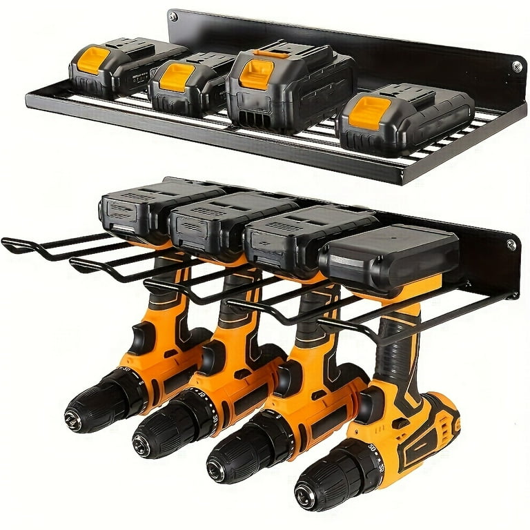 Power Tool Organizer with Charging Station,Drill Holder Wall Mount