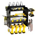 Power Tool Organizer Wall Mount with Charging Station, Duty 6 Layer