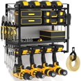 thumbnail image 1 of Power Tool Organizer Wall Mount, Heavy Duty Drill Holder, Garage Tool Organizer and Storage, Suitable Tool Rack for Tool Room, Workshop, Garage, Utility Storage Rack for Cordless Dril, 1 of 12
