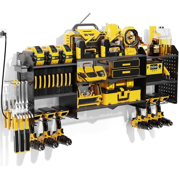 Premium Heavy-Duty Wall Hanging Holder for Garden Power Tools, Garage ...