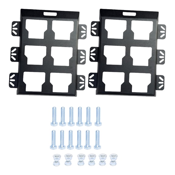 Power Tool Wall Mounting Plate Half Width For Packouts Tool Boxes Bundle Mounting Plate Wall or Floor Mount