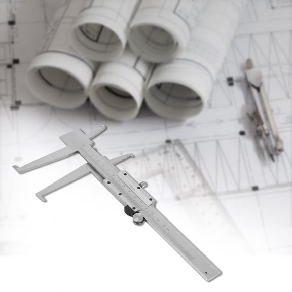 Power Tools CARBON STEEL GROOVE VERNIER CALIPER MICROMETER RULER MEASURING TOOL FOR MACHINING