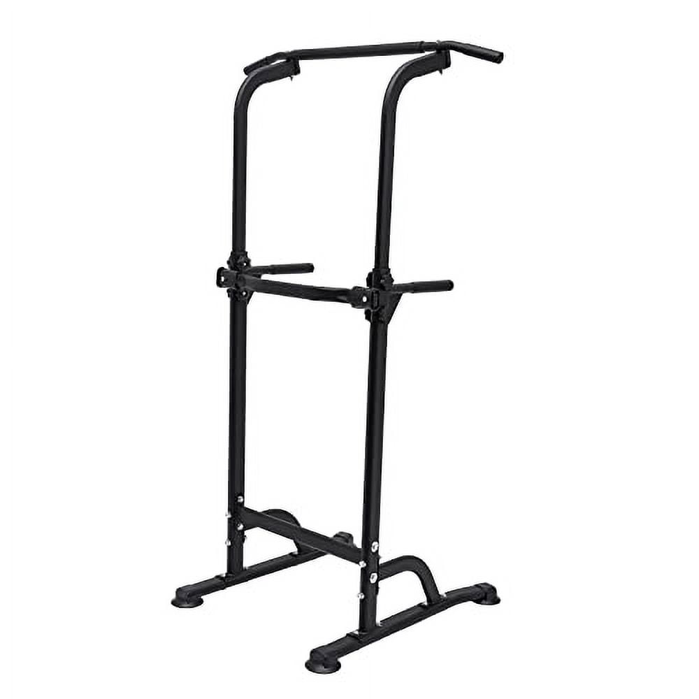 Power Tower, Adjustable Height Pull Up Bar Station, Workout Dip Station