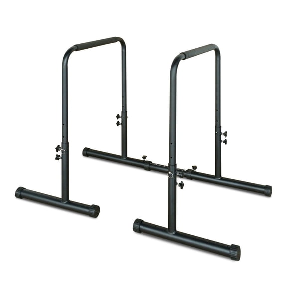 Power Tower Dip Station, Pull Up Bar Stand, Adjustable Height Heavy Duty Fitness Equipment for Home Gym, Multi-Function Strength Training, 550 LBS Capacity