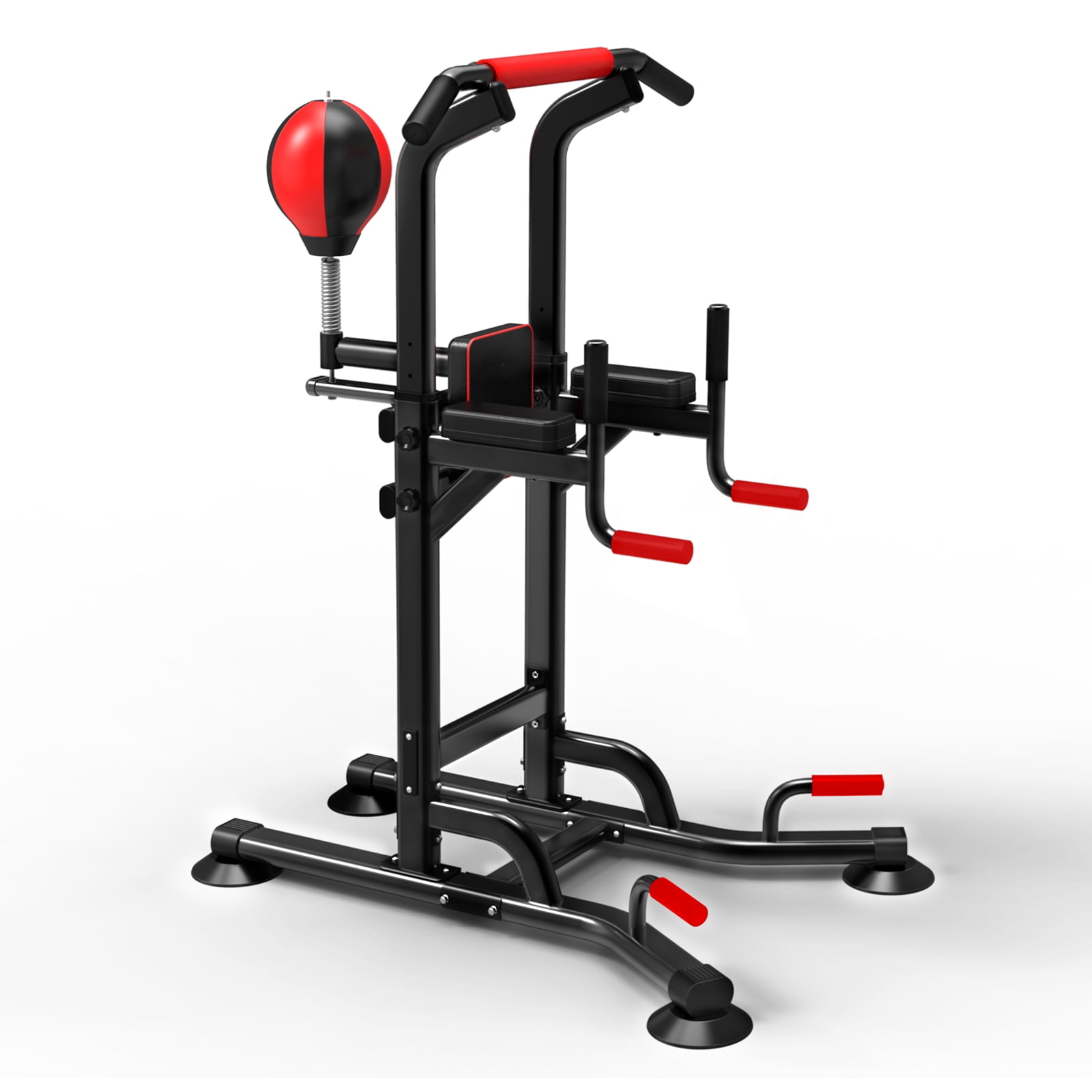 Adjustable Multi function Home Power Tower Pull Up Bar Chin Stand Machine with Punching Bag Walmart