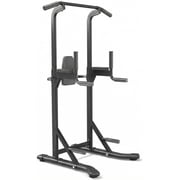 Power Tower Pull Up Bar Dip Station, 450LB Heavy Duty Carbon Steel Pullup Stand for Home Gym, Freestanding Strength Training Equipment, Bodyweight Workout Station