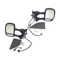 thumbnail image 1 of Power Towing Mirror Set of 2 - Manual Telescopic, Heated, Turn Signal, Foldaway - Black Textured - Compatible with 2003 - 2007 Ford F-250 Super Duty 2004 2005 2006, 1 of 3