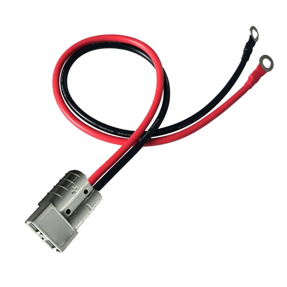 Power Transfer Cable SB50 50A 10 AWG with Terminal Ends for Marine Forklift Trailer Winch Service Tasks