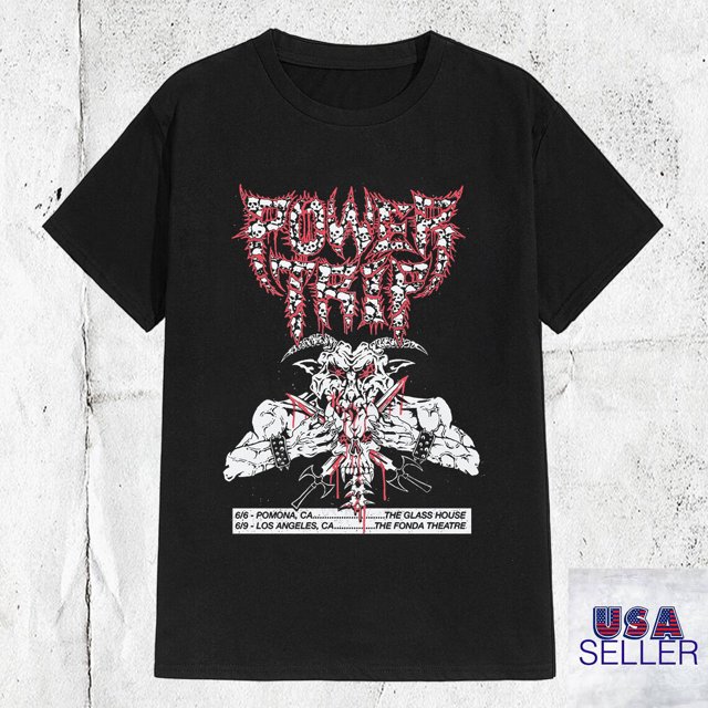 Power Trip Band The Glass House 2024 T Shirt Size S5XL