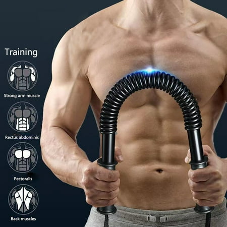Power Twist Arm Bar For Arm Upper Body Strength Training/Chest Muscle Training Back Muscle/Heavy Duty Arm Exerciser, Arm Strength Trainer 44 Lbs/66 Lbs/88 Lbs/110 Lbs Available