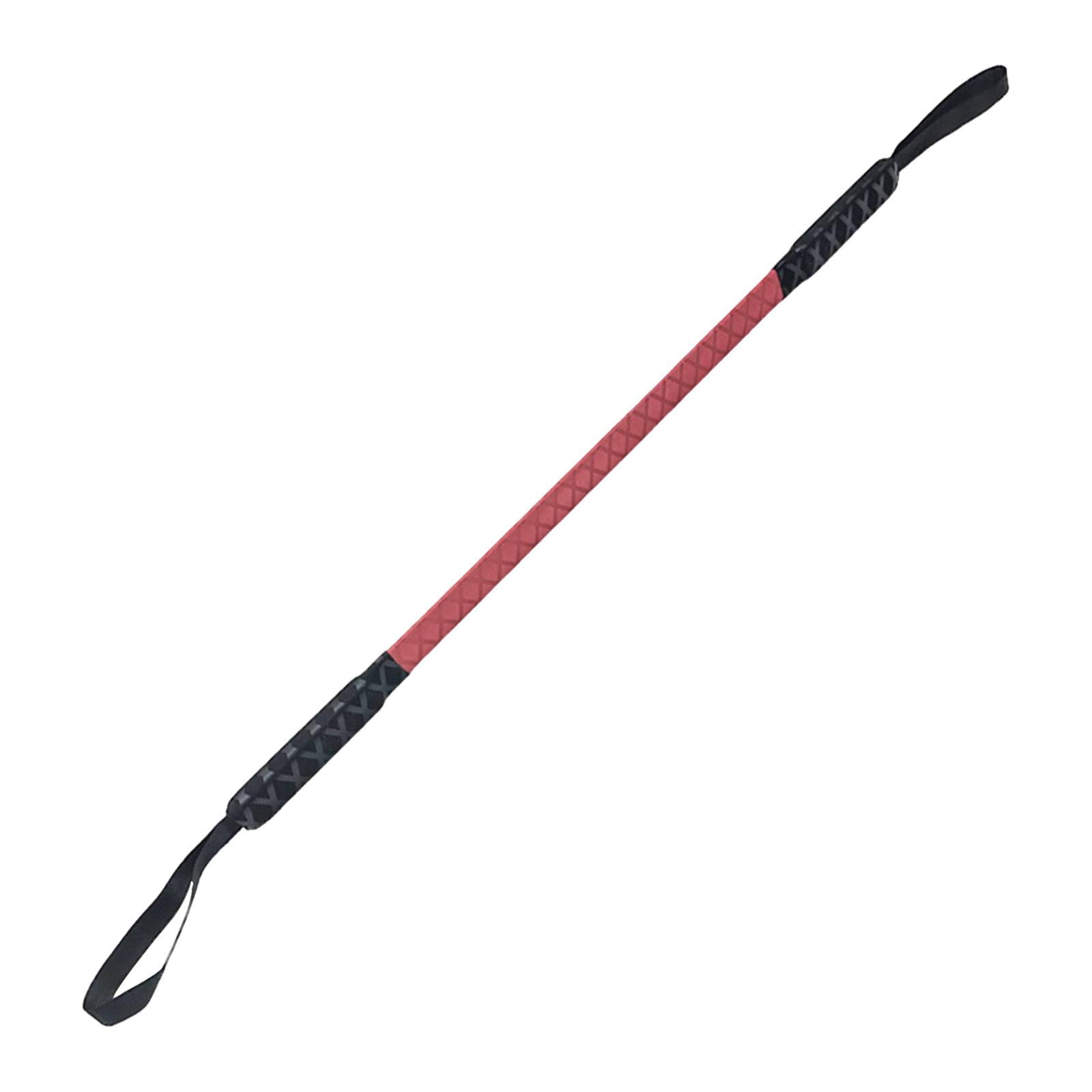 Power Twister Bar Upper Body Exerciser Muscle Pulling Chest Expander Shoulder Forearm Bicep Back Fitness Equipment Heavy Duty 30kg Red 70cm