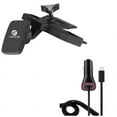 thumbnail image 1 of Power Type-C Quick Charger w Magnetic CD Slot Car Mount L2K for Motorola Moto Z Play Droid Z2 Force Droid X4 G7 Power Play G6 - Nokia 3.1, 7.1, 8, Plus - OnePlus 5T, 6, 6T, 7 Pro - Razer Phone, 1 of 11