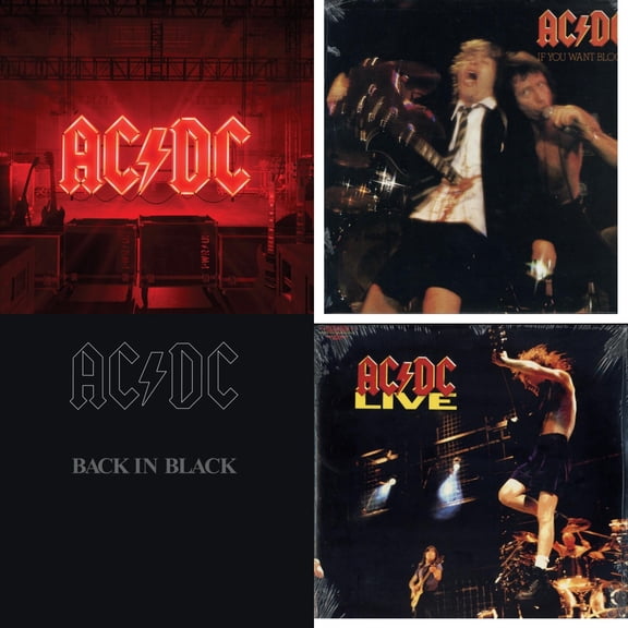 Power Up (180G/Gatefold Jacket/Inner Sleeve) & If You Want Blood You've Got It (180G) & Back In Black (180G) & Live (2LP/180G)