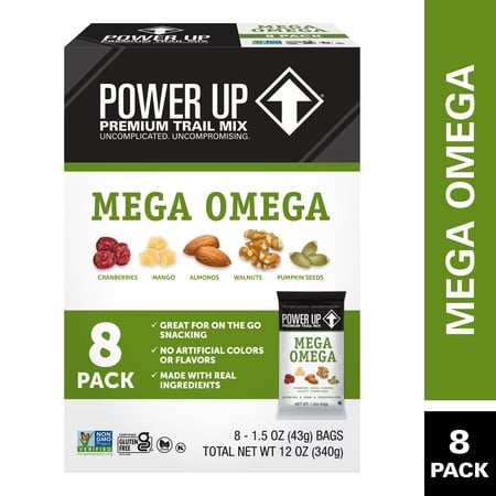 Power Up Premium Trail Mix Mega Omega Multipack 8/1.5oz