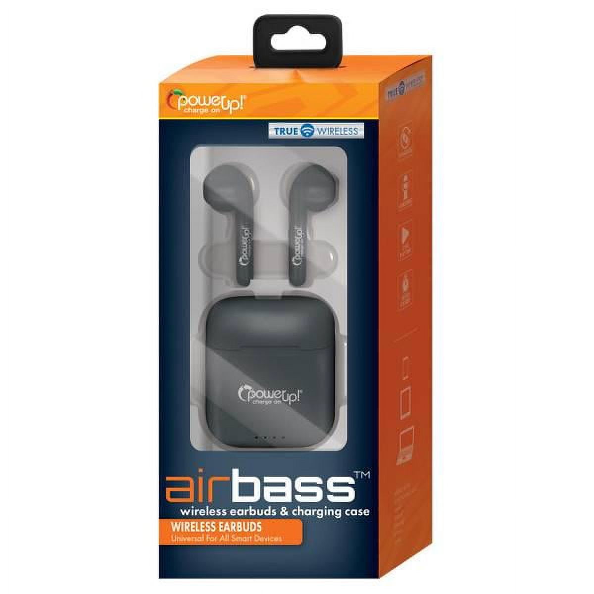 Power Up Gray AirBass True Wireless Earbuds Walmart