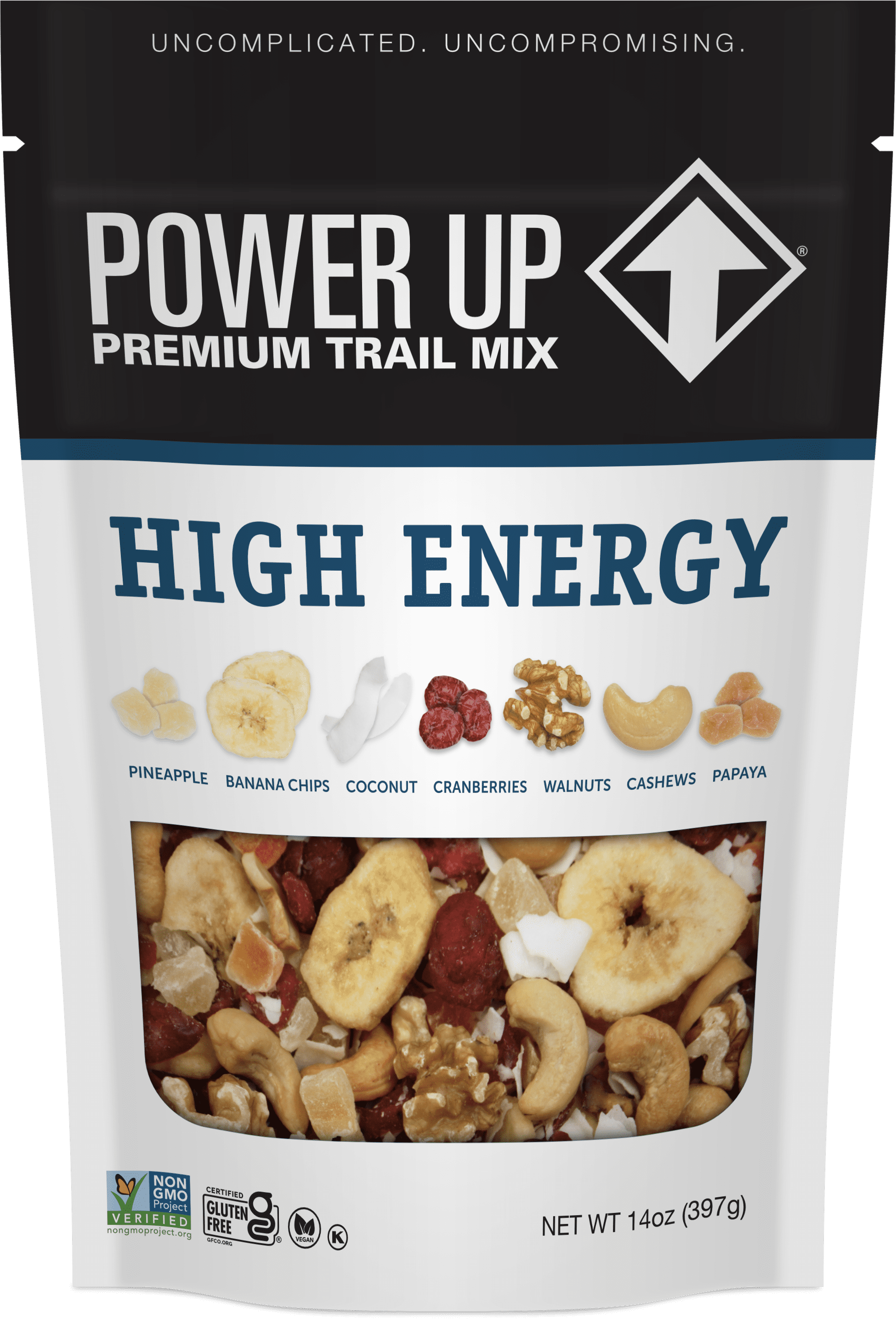 Power Up High Energy Blend Trail Mix, 14 oz, Gluten Free, Vegan, Non