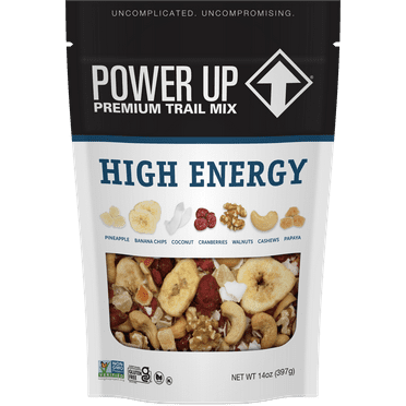 Power Up High Energy Trail Mix 14oz, Gluten-Free, Vegan, Allergen Tree Nuts
