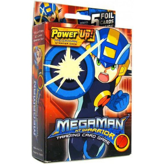 Mega Man NT Warrior Trading Card Game Power Up! Starter Deck Mega Man