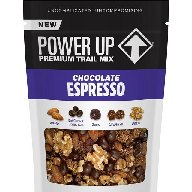 Power Up Premium Chocolate Espresso Trail Mix 24 oz