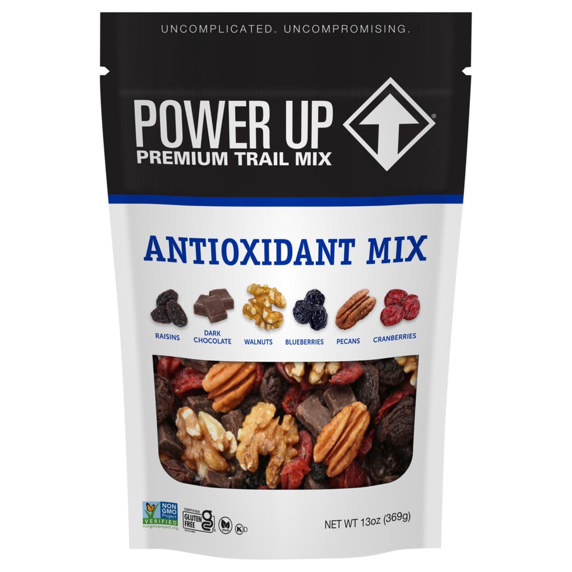 Power Up Antioxidant Trail Mix with Blueberries Cranberries Walnuts ...