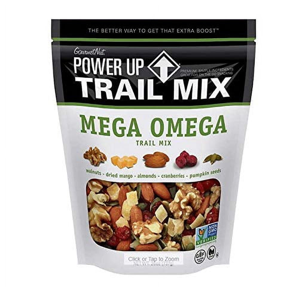 Power-Up Trail Mix, Mega Omega - Kosher (1 Pack of 26 oz