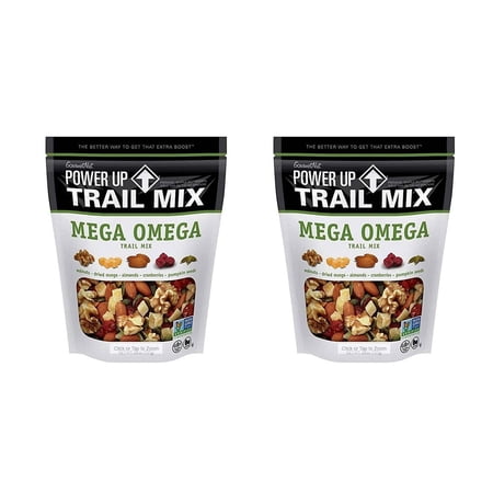 Power-Up Trail Mix, Mega Omega - Kosher (2 Pack of 52 oz)