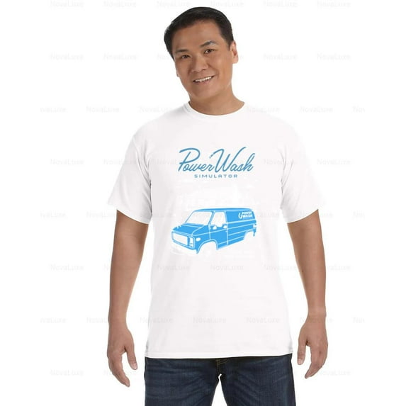 Power Wash Simulator Cleaning Game Funny Humor Chill Comfort Color T-Shirt, Unisex, up to size 4XL