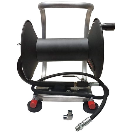 Power Washer Hose Reel Kit for 200 FT of 3/8” Pressure Washer Hose, 4000 PSI