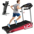 thumbnail image 1 of The Power Wear Merax Foldable Treadmill for Home 2.5 HP Portable Running, Jogging and Walking Machine with 12 Per set Programs 300 Lbs. Weight Capacity Device Holder Heartbeat Sensor and 3-Level Incline, 1 of 8