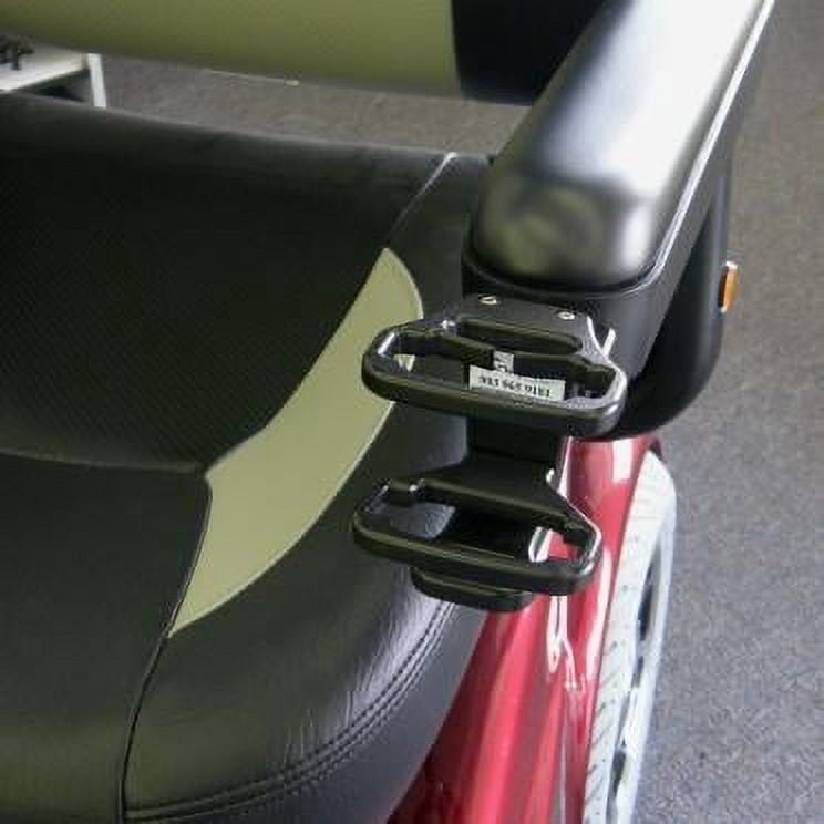 Wheelchair U-Bolt - Double Socket Arm Mount with Lightweight iPhone 5C Case & RainGuard. (sku 21609)