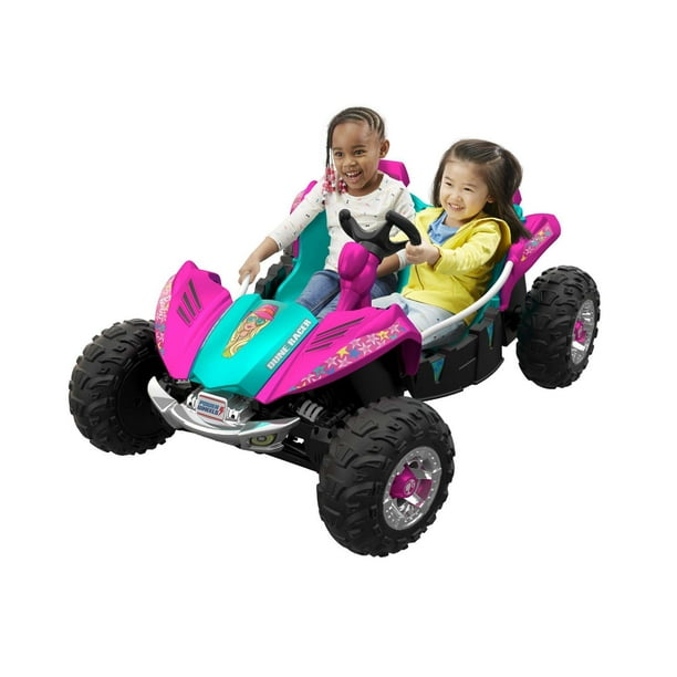 Power Wheels Barbie Dune Racer Ride-On Vehicle, Teal & Pink, 12V - Walmart.com