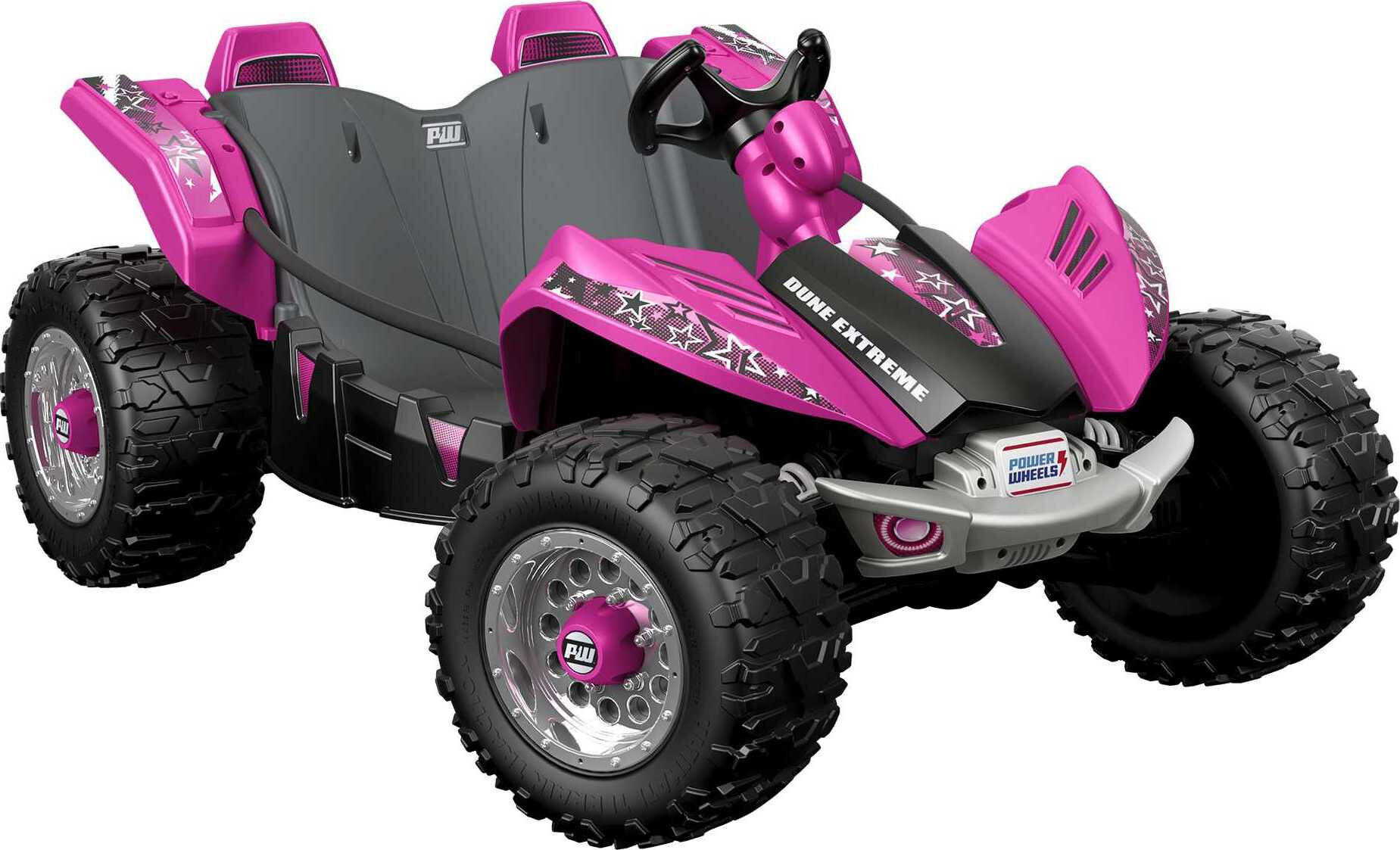Power Wheels Dune Racer Extreme Battery-Powered Ride-on Vehicle with Charger, Pink, 12 V, Max Speed: 5 mph - image 1 of 7