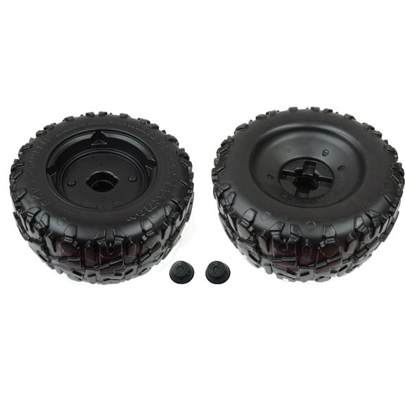 Power Wheels Rubber Front Wheels Toy Replacement Parts, 5.18 lb