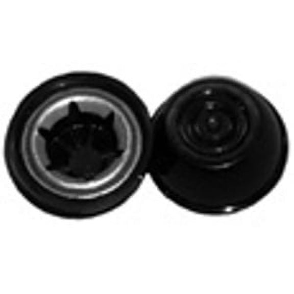 Power Wheels 00801-0226 Black Wheel Retainer Cap Nut 2 Pk