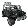 thumbnail image 1 of Power Wheels Jeep Wrangler Willys Battery-Powered Ride-on, 12 V, Max Speed: 5 mph, 1 of 7