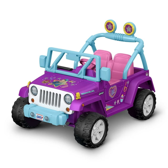 Power Wheels JoJo Siwa Jeep Wrangler Battery Powered RideOn Vehicle