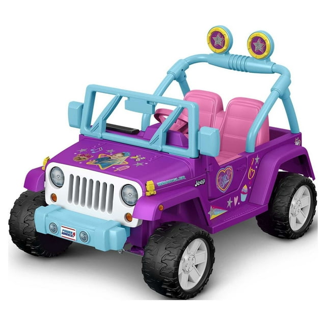 Power Wheels JoJo Siwa Jeep Wrangler Battery Powered RideOn Vehicle