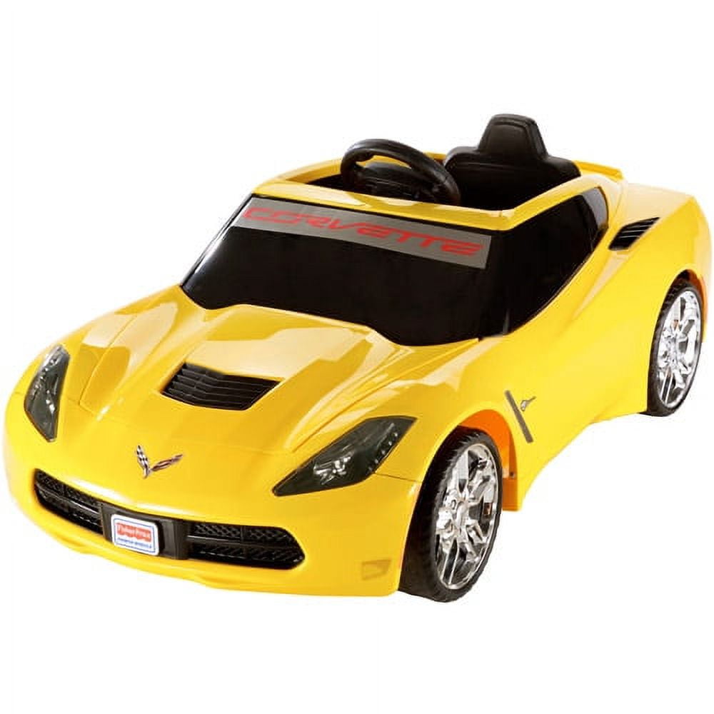 Power Wheels Yellow Corvette 12v