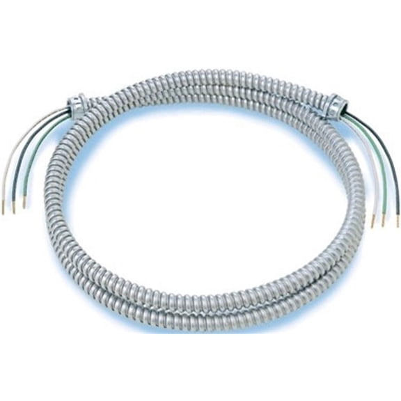 Power Whip,1/2x4' Non Metallic