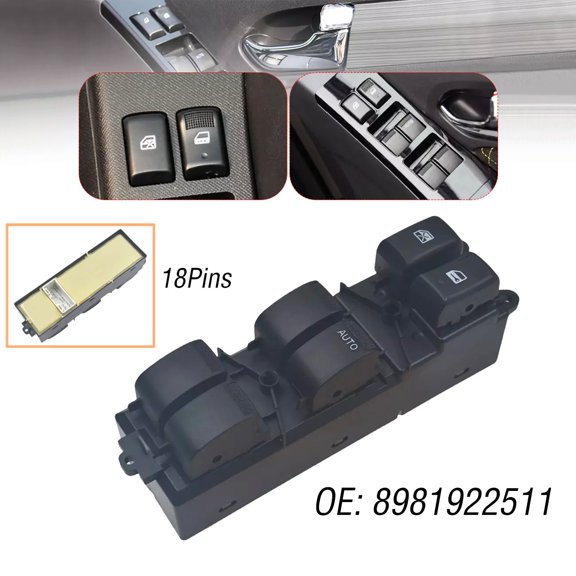 Power Window Control Switch 8981922511 Fits 12-19 Isuzu D-Max Dmax Pickup #RHD