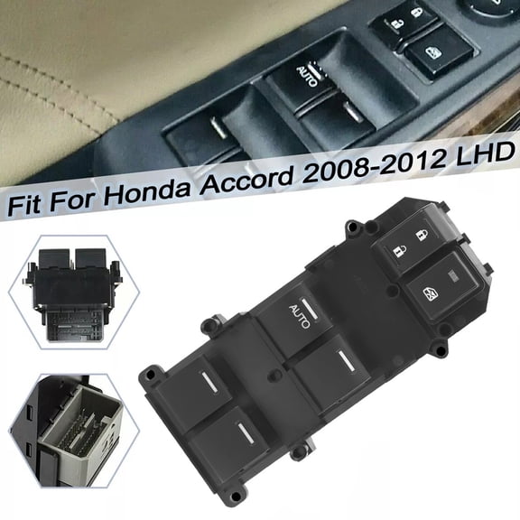 Power Window Master Control Switch Front Driver Left For 2008-2012 Honda Accord