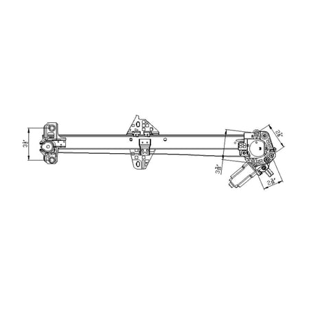 Power Window Motor and Regulator Assembly Fits select: 2007-2011 HONDA CR-V
