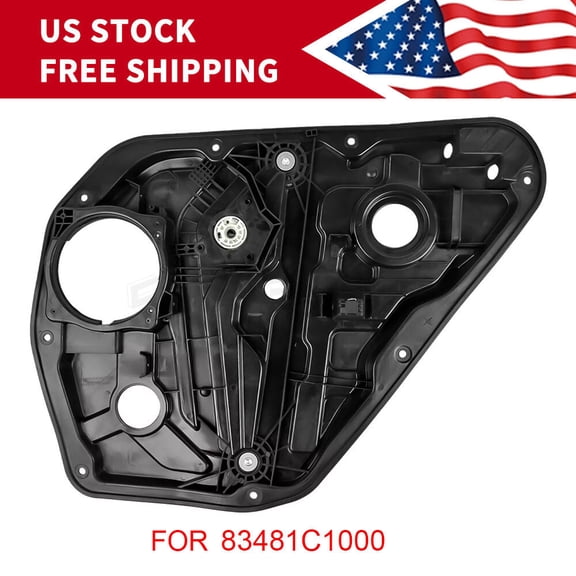 Power Window Regulator Rear Right for 2014-2019 Hyundai Sonata 2014 2015 2016 2017 2018 2019 83481C1000