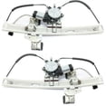 thumbnail image 1 of Power Window Regulator Set For Pontiac 2004-2008 Grand Prix Rear with Motor 2Pcs, 1 of 8
